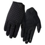 Guantes Giro de mujer LA DND negros con puntitos