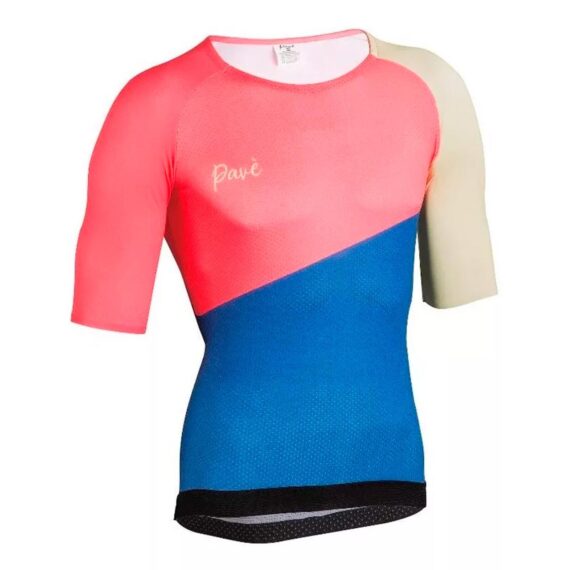 Jersey-de-ciclismo-Pavé-Unisex-Zipperless-Magenta-01