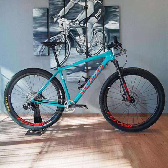 Bicicleta Usada de MTB Specialized Epic HT Carbono R29 Talle L