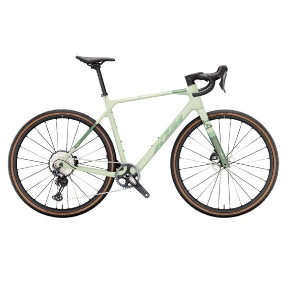 Bicicleta de Gravel KTM X-Strada ELITE Carbono Pale Green Matt