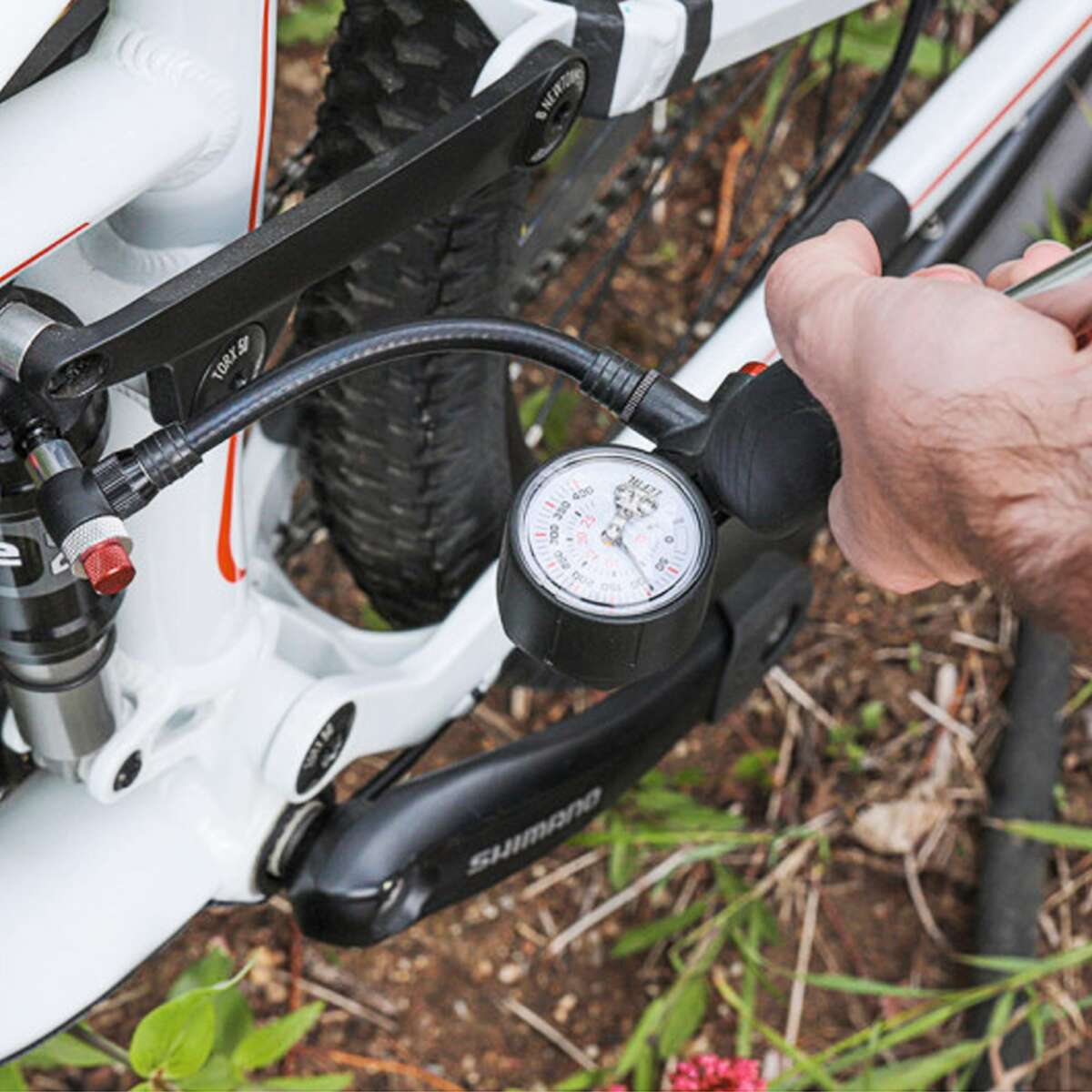 Mini Inflador de Horquillas y amortiguadores Zéfal Z Shock con