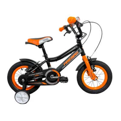 Bicicleta para niños Fire Bird Rocky con rueditas R16 Naranja