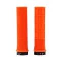 Puños de goma Van Halen micro acanalado con aro de aluminio naranja 01