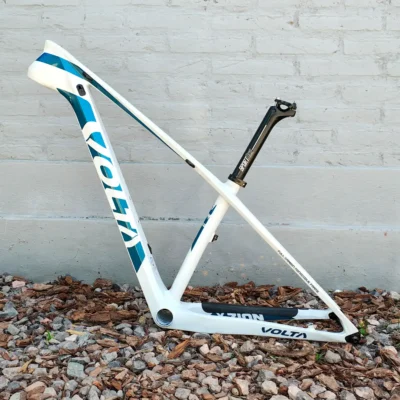 Cuadro Usado MTB Volta X-Zion Carbono R29 Talle S Blanco 01