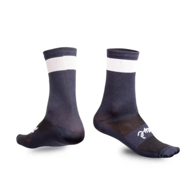 Medias Ciclismo Pavé Azul y Blanca