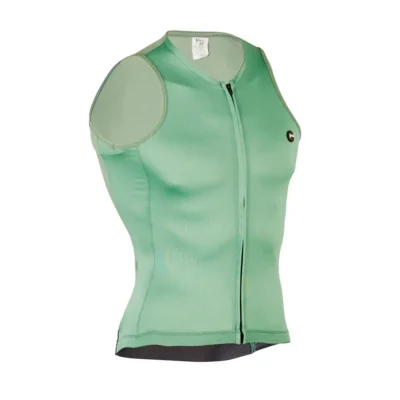 Jersey Musculosa de ciclismo Pavé Lady Verde 01