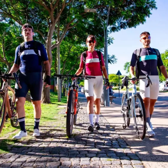 Jersey de ciclismo Pavé Unisex Legend Azul 04