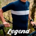 Jersey de ciclismo Pavé Unisex Legend Azul 05