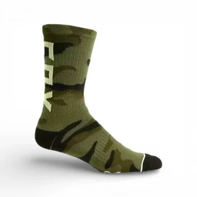 Medias Fox Camo Cushioned Crew Green